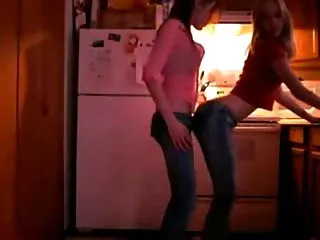 Hot lesbian teens lap dance and kiss each other cam girl sex