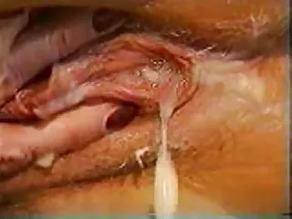 Cum runs down her leg - relentless boner oral